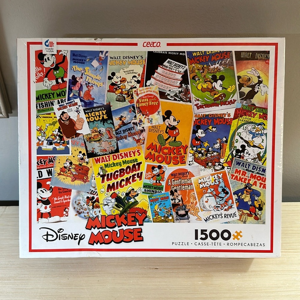Ceaco Disney Mickey Mouse Jigsaw Puzzle - 1,500 pieces
